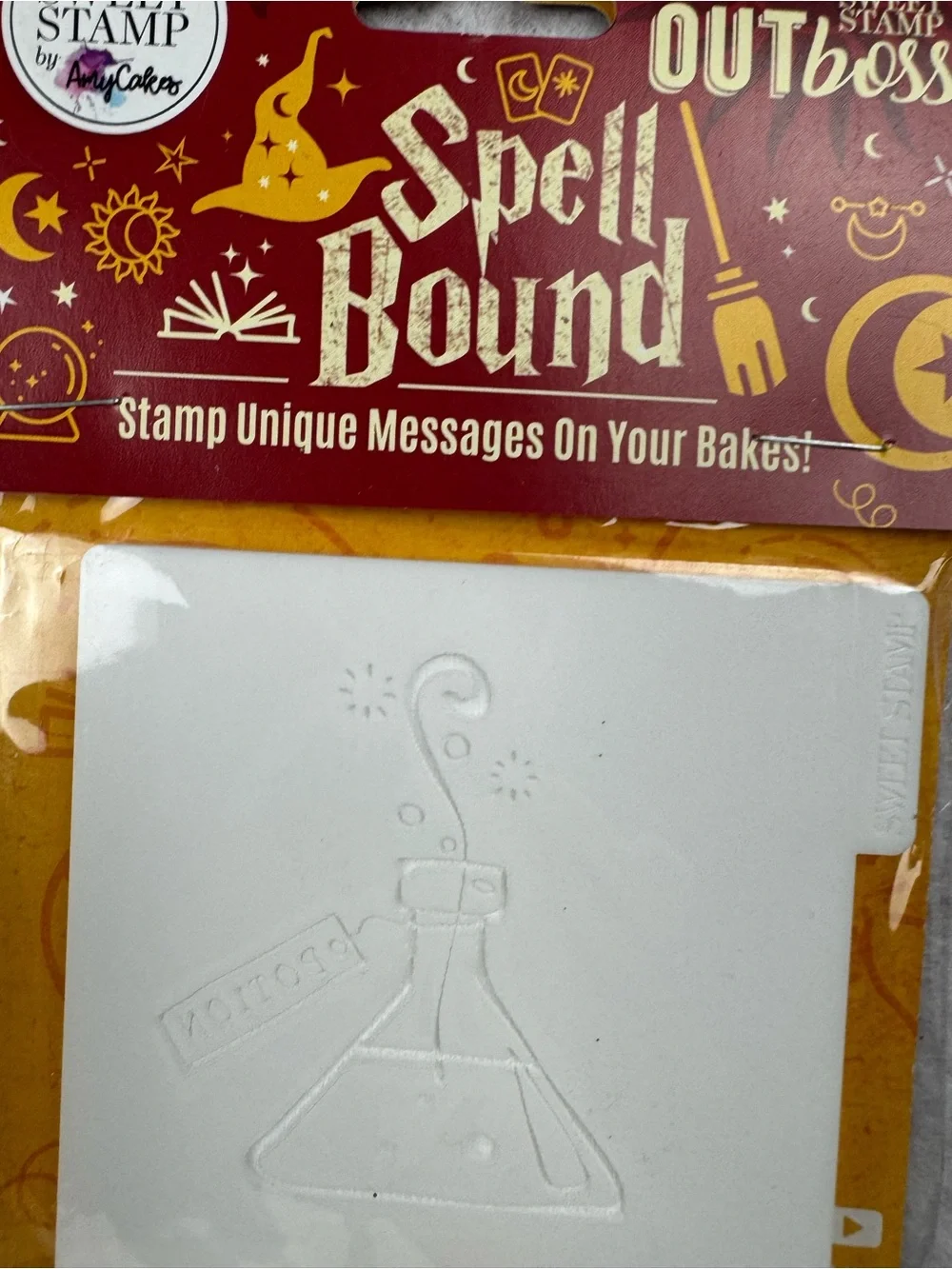 Fondant Stamps, Baking Tools, Decorating Tools Spell Bound wizard cake stamps